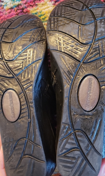 Earth Origins black leather comfort shoe sz 7.5 - Picture 6 of 8
